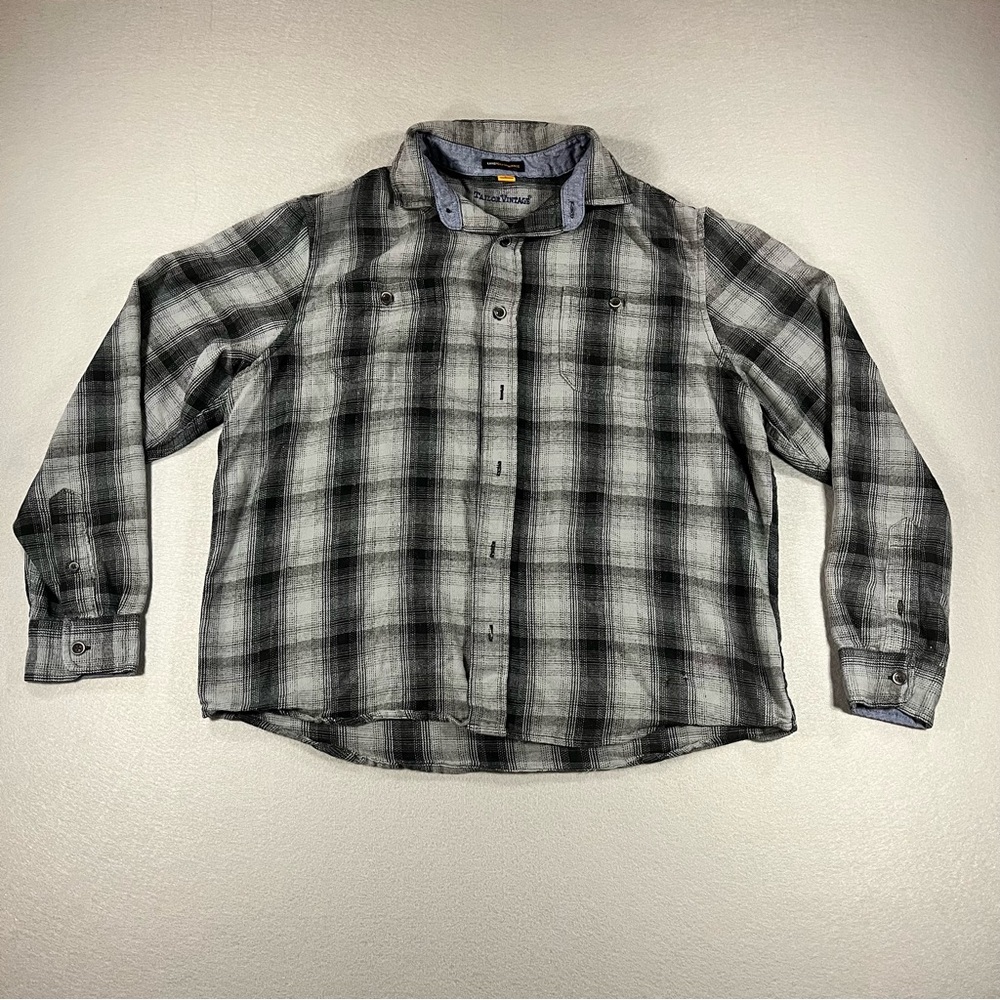 Tailor Men's  Performance Button-Down Shirt, Grey, Long Sleeve